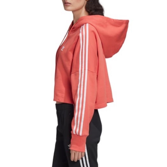 NWT Adidas Cropped Hoodie - Picture 2 of 10